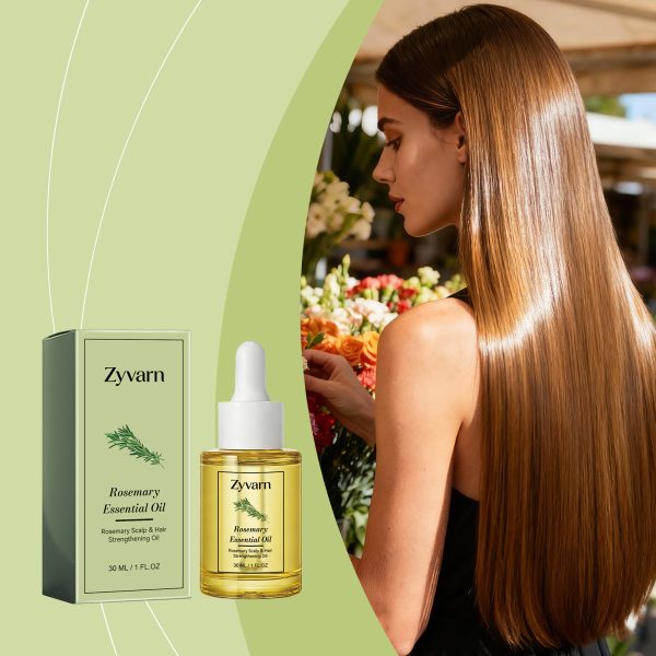 Zyvarn Rosemary Oil Smooth & Silky 30ml front view